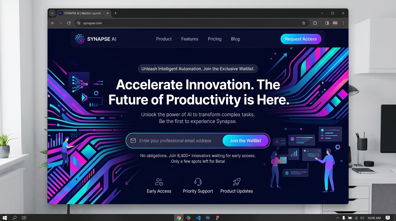 Startup Launch Page