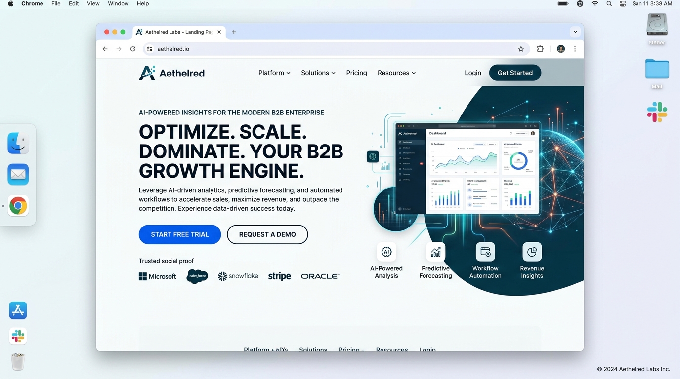SaaS Product Landing